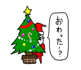 Santa to irritate the hostesses sticker #13569661