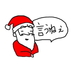 Santa to irritate the hostesses sticker #13569662