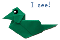 THE origami English ver. sticker #13569671