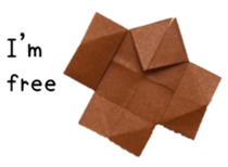 THE origami English ver. sticker #13569673