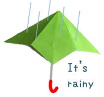 THE origami English ver. sticker #13569678