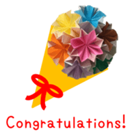 THE origami English ver. sticker #13569682