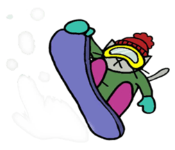 Winter of Nekokun sticker #13570362