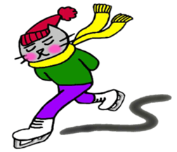 Winter of Nekokun sticker #13570363