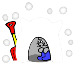 Winter of Nekokun sticker #13570364