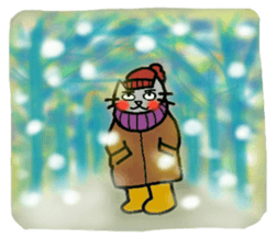 Winter of Nekokun sticker #13570369