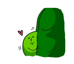 Green soybeans sticker #13570567