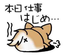 Cute puppy's New year! sticker #13570597