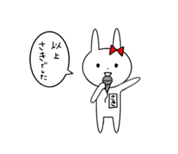Saki of the rabbit sticker #13571076