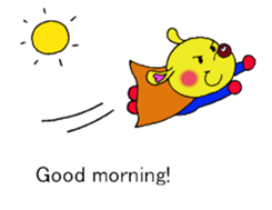 super hero Bun-chan sticker #13571598