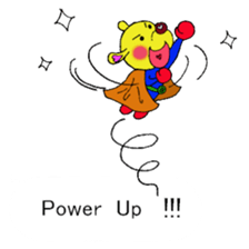 super hero Bun-chan sticker #13571605