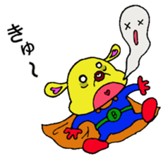 super hero Bun-chan sticker #13571636