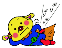 super hero Bun-chan sticker #13571637