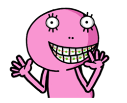 Lady pink Mars ha ha ha 2 sticker #13572296