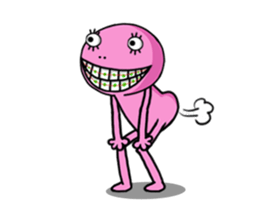 Lady pink Mars ha ha ha 2 sticker #13572297