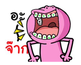 Lady pink Mars ha ha ha 2 sticker #13572307