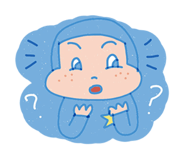 The alien Mr.Blue. sticker #13572310