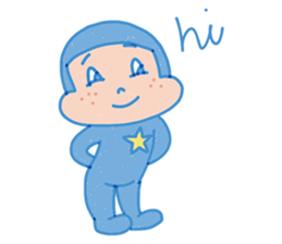 The alien Mr.Blue. sticker #13572311