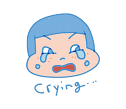 The alien Mr.Blue. sticker #13572312