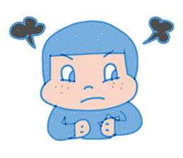 The alien Mr.Blue. sticker #13572313