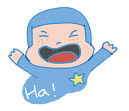 The alien Mr.Blue. sticker #13572314