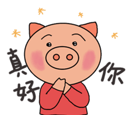 Chinese pig sticker #13572969