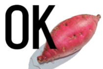 Sweet potato Nice to meet you sticker #13573326