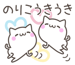 NORIKO's basic pack,cute kitten sticker #13573397