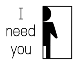 A little things call couple sticker #13573557