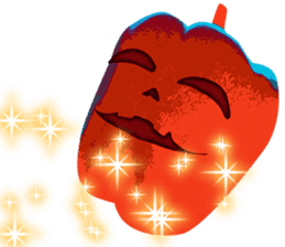 Lovely Halloween ~Cute Paprica~English sticker #13574000