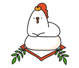 New Year Rooster sticker #13574047