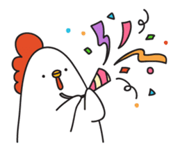 New Year Rooster sticker #13574052