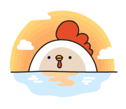 New Year Rooster sticker #13574057