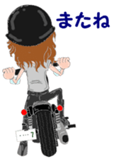 I LOVE American Motorcycle!! for Girl 2 sticker #13574216