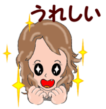 I LOVE American Motorcycle!! for Girl 2 sticker #13574221