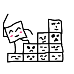 square japanese sticker 2nd