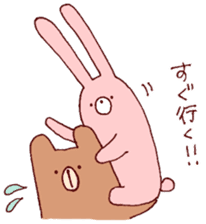 usagi to kuma sticker #13575145