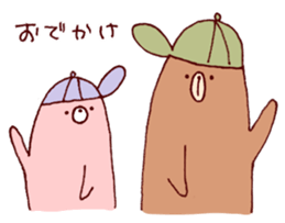 usagi to kuma sticker #13575159