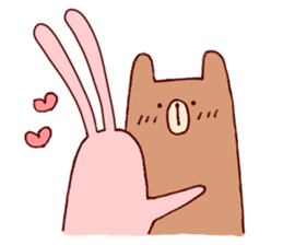 usagi to kuma sticker #13575165