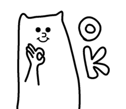 Cats White sticker #13575263