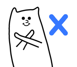 Cats White sticker #13575267