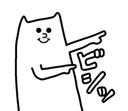 Cats White sticker #13575272