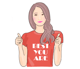 Headstrong girl(Work) sticker #13575572