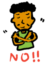 the daily life of Beard Boy sticker #13575865