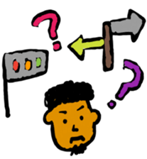 the daily life of Beard Boy sticker #13575868