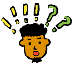 the daily life of Beard Boy sticker #13575869