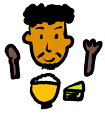 the daily life of Beard Boy sticker #13575878