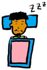 the daily life of Beard Boy sticker #13575880