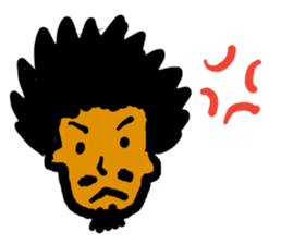 the daily life of Beard Boy sticker #13575882