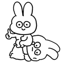 Choki the Rabbit 02 sticker #13576022